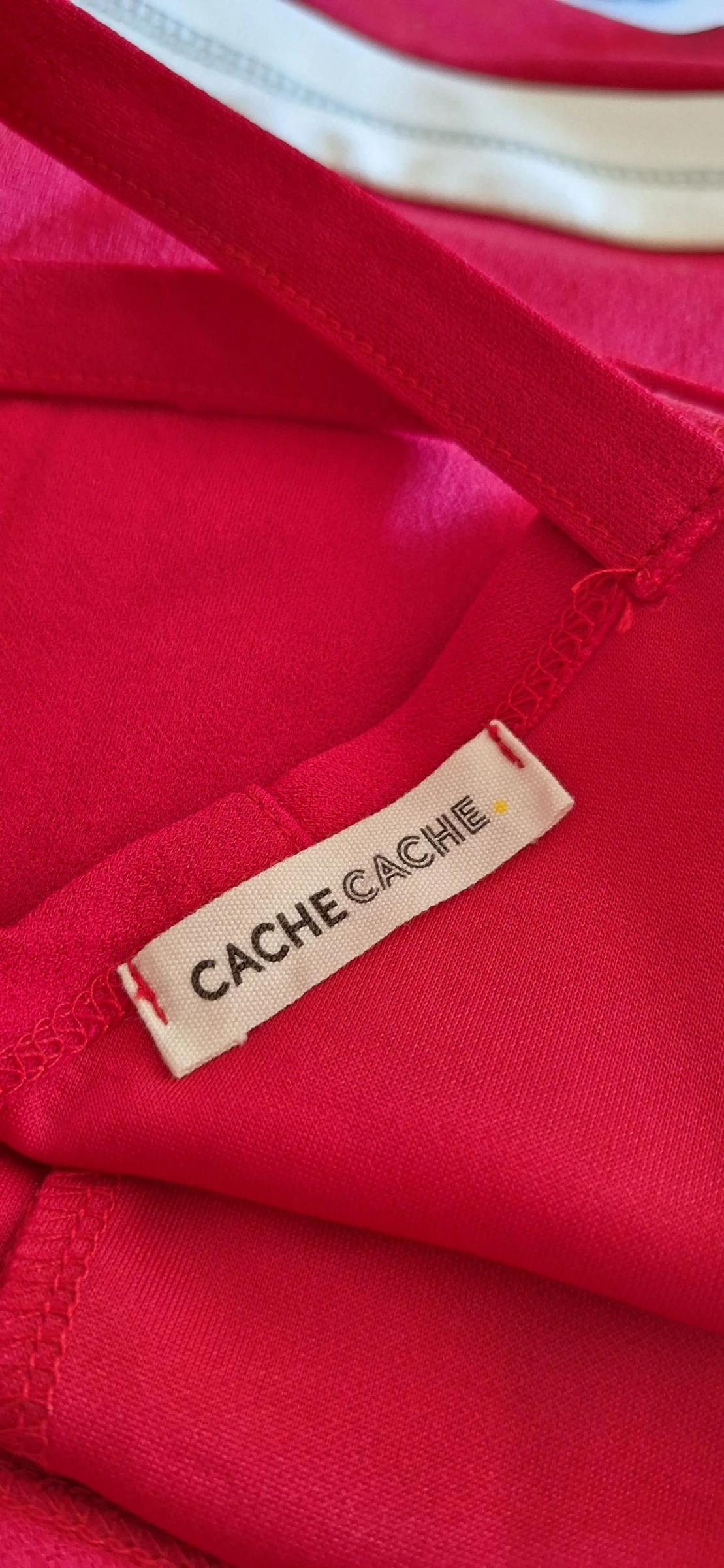 Vestido verão vermelho e branco Cache cache ❤️ – photo 4